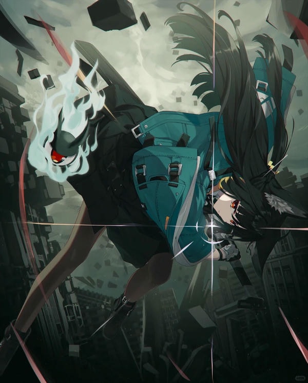 ảnh anime nữ cầm kiếm 6