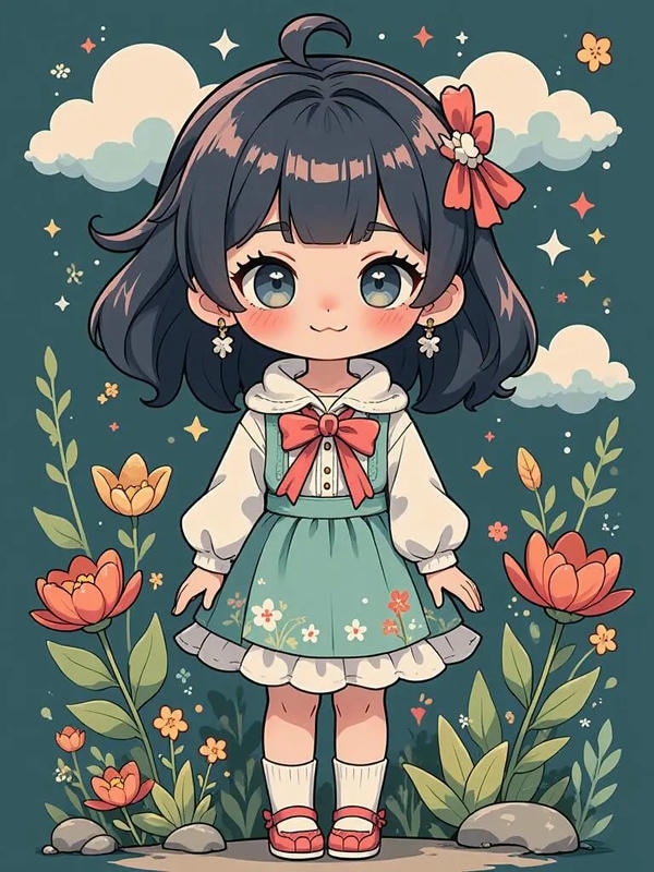 ảnh anime nữ chibi 14