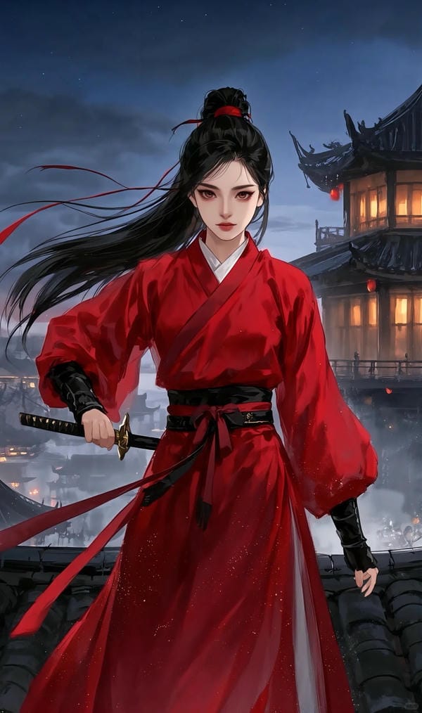 ảnh anime nữ cổ trang 10