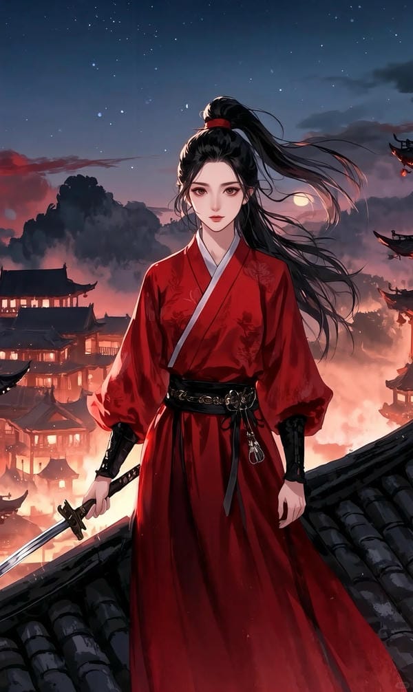 ảnh anime nữ cổ trang 12