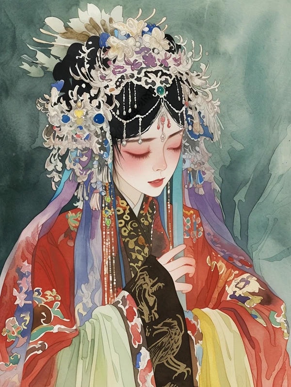 ảnh anime nữ cổ trang 17