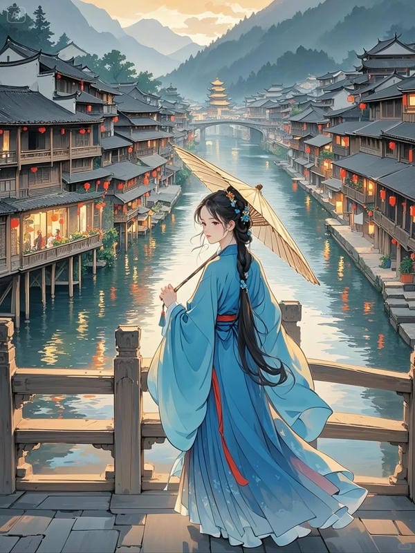 ảnh anime nữ cổ trang 18