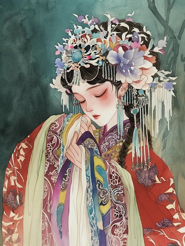 ảnh anime nữ cổ trang 18