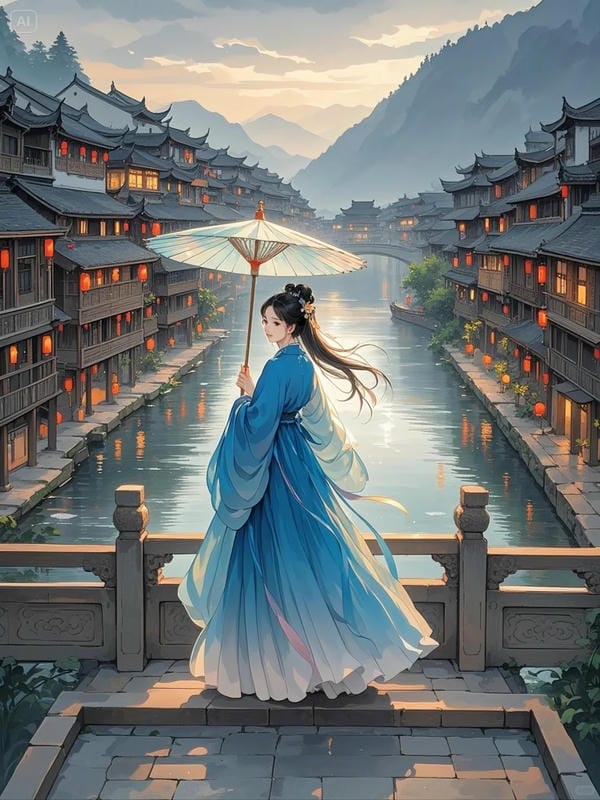 ảnh anime nữ cổ trang 19