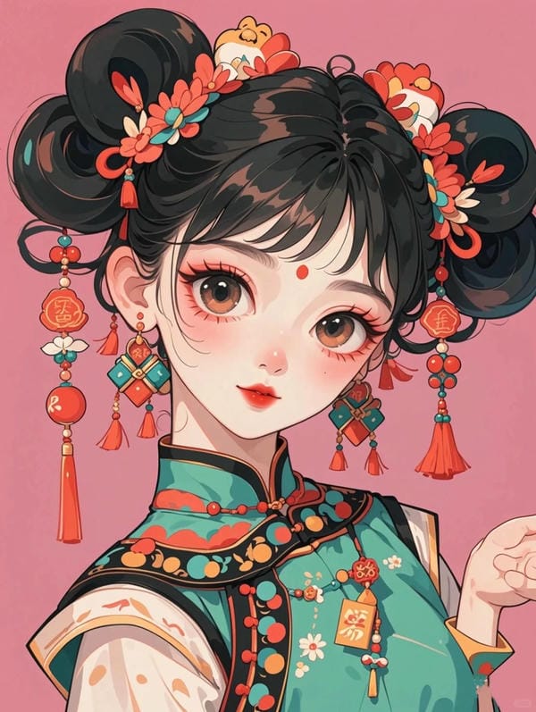 ảnh anime nữ cổ trang 21