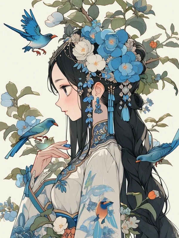 ảnh anime nữ cổ trang 21