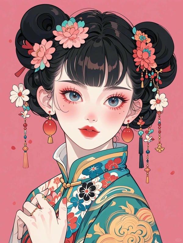 ảnh anime nữ cổ trang 22