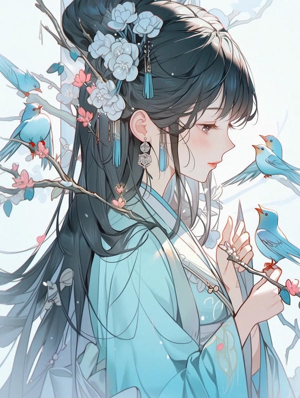 ảnh anime nữ cổ trang 22