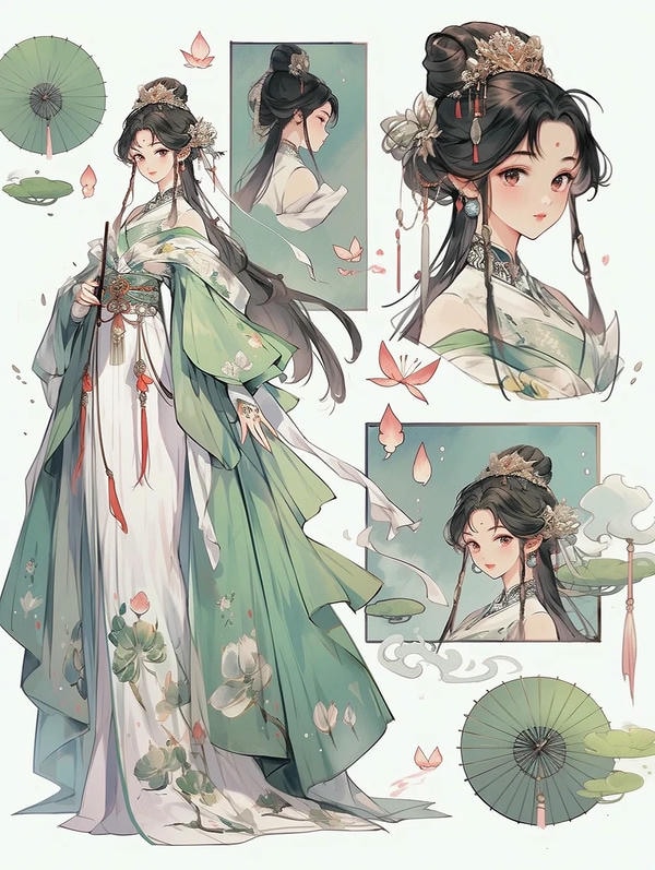 ảnh anime nữ cổ trang 24