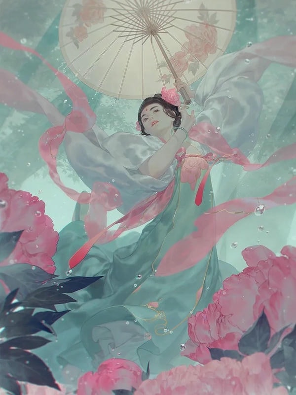 ảnh anime nữ cổ trang 32