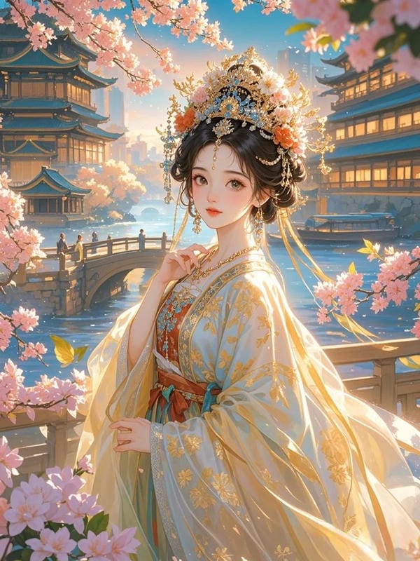 ảnh anime nữ cổ trang 40