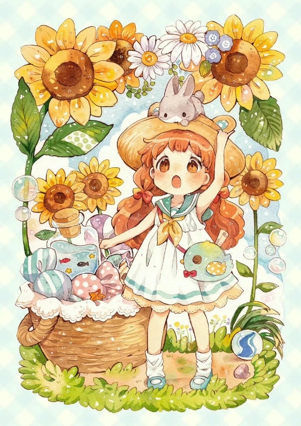 ảnh anime nữ cute 24