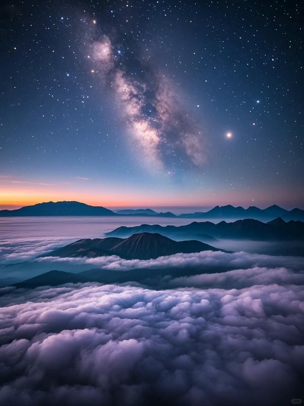 ảnh bầu trời đêm đẹp