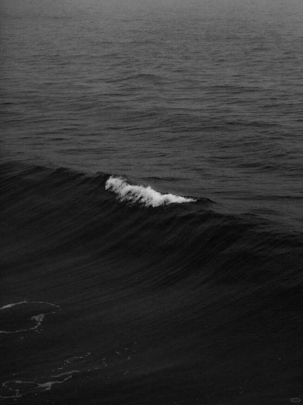 ảnh biển đen trắng 4