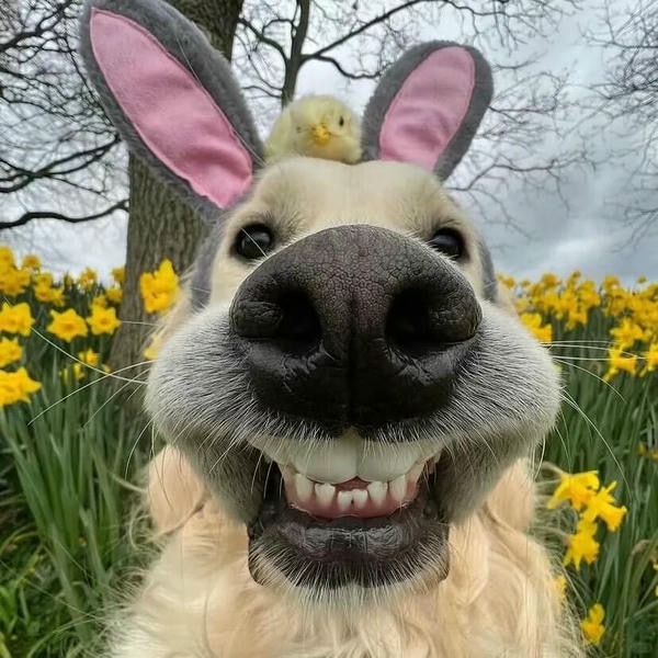 ảnh chó cười hài 15