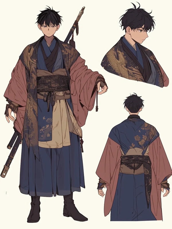 ảnh cổ trang anime nam