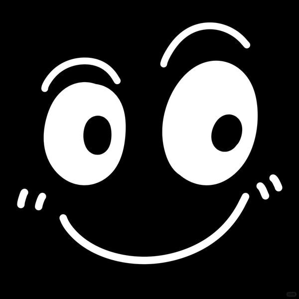 ảnh đen có mặt cười