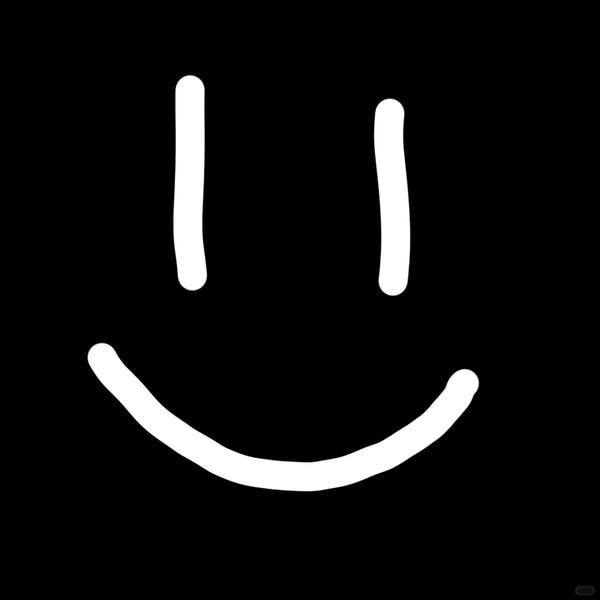 ảnh đen mặt cười