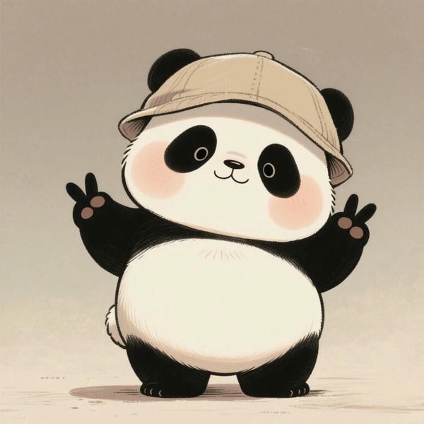 ảnh gấu trúc cute chibi