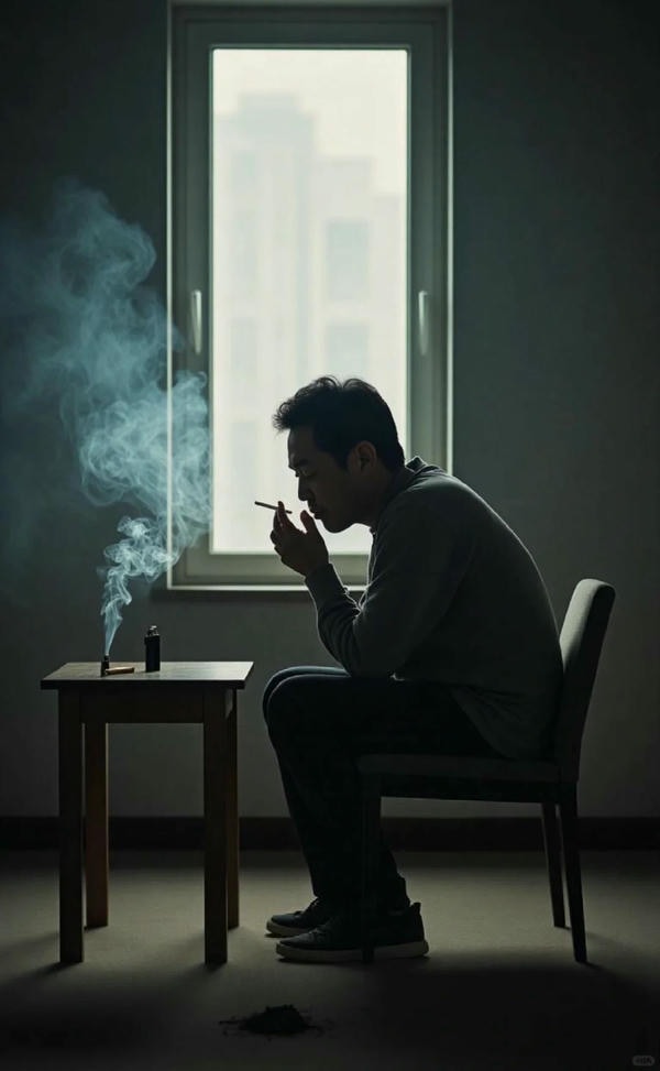 ảnh hút thuốc buồn 10