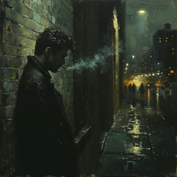 ảnh hút thuốc buồn 3