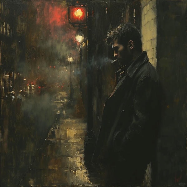 ảnh hút thuốc buồn 4