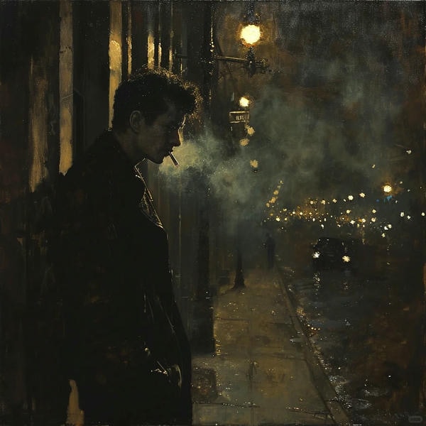 ảnh hút thuốc buồn 5