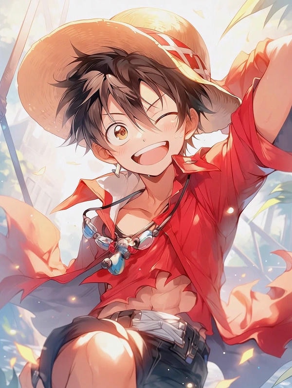 ảnh luffy cười 5