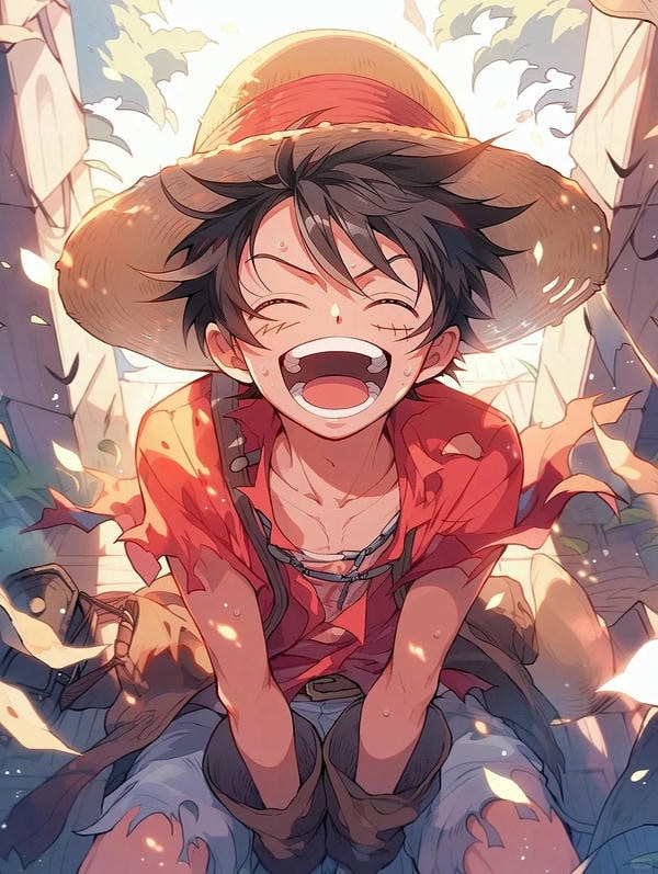 ảnh luffy cười 8