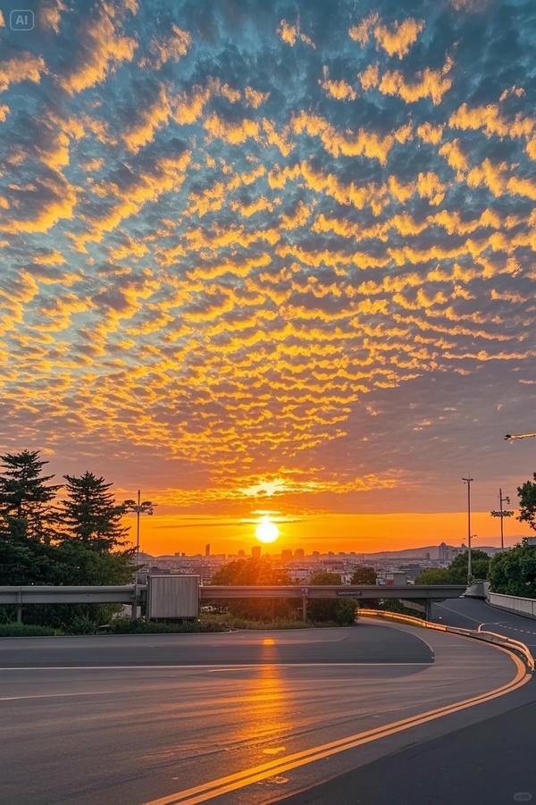 ảnh mây trời hoàng hôn​