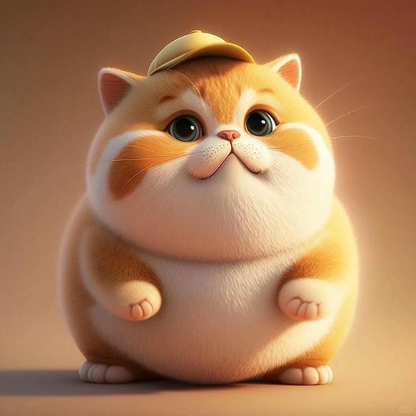 ảnh mèo béo dễ thương