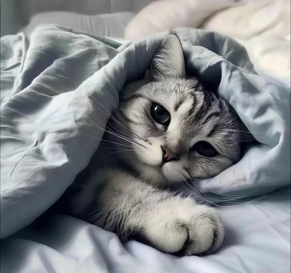 ảnh mèo buồn cute 16