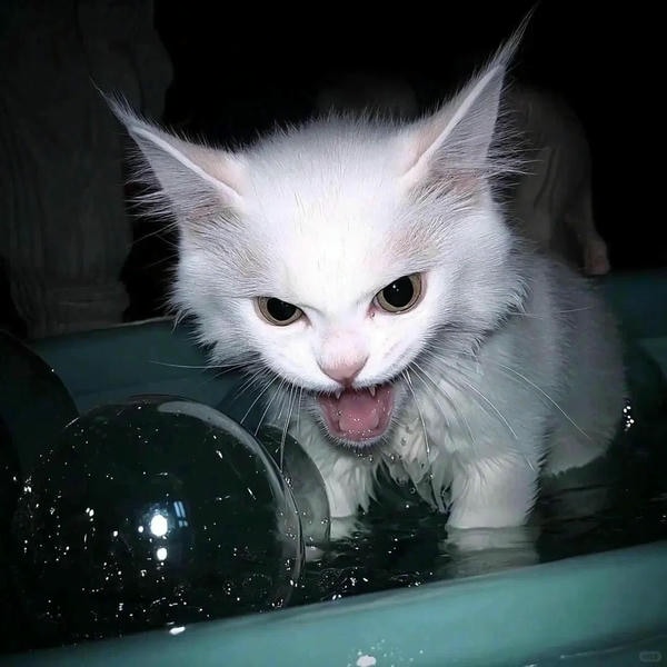 ảnh mèo giận cute 10