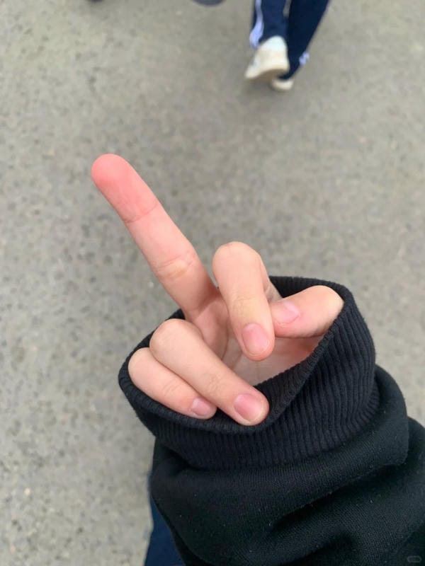 ảnh ngón giữa 5