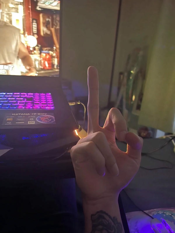 ảnh ngón giữa 6