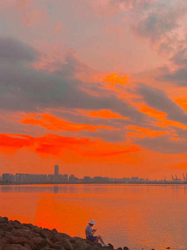 bầu trời ảnh hoàng hôn 3