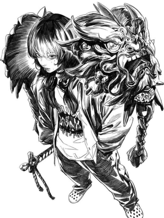 ảnh anime đen trắng 23