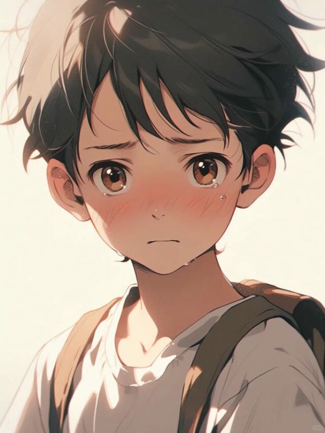 ảnh anime nam buồn 18