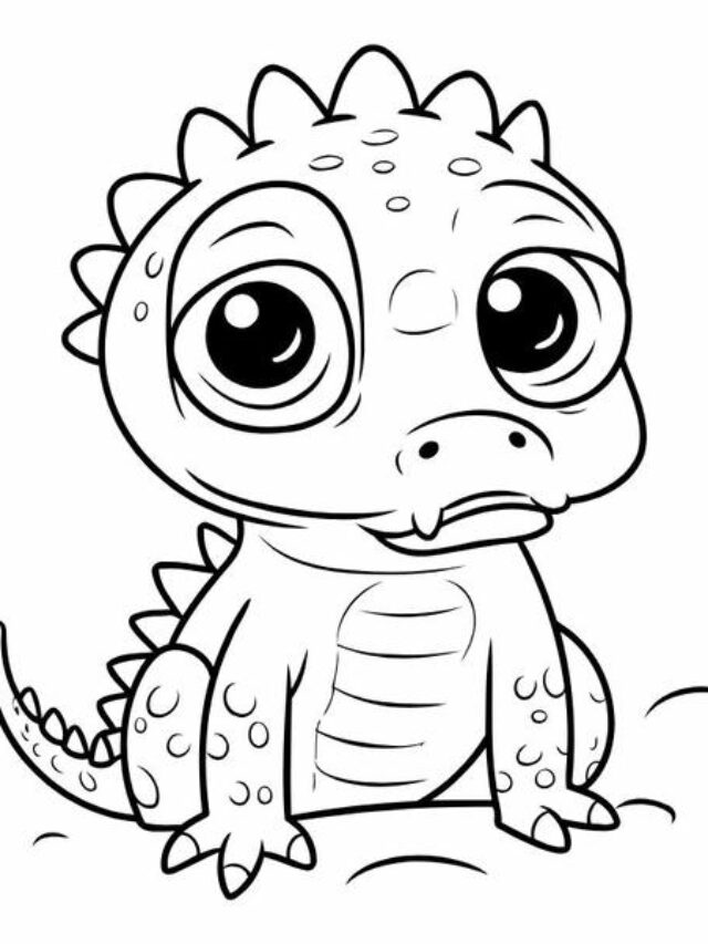 tô màu cá sấu 15