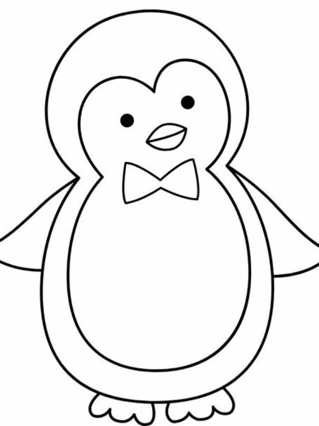 tô màu chim cánh cụt 19
