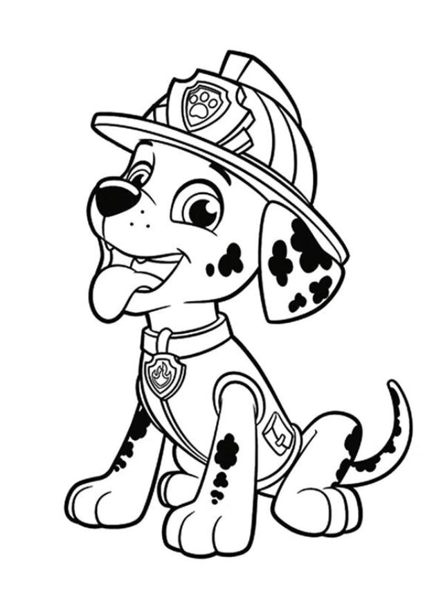 tô màu chó cứu hộ 21