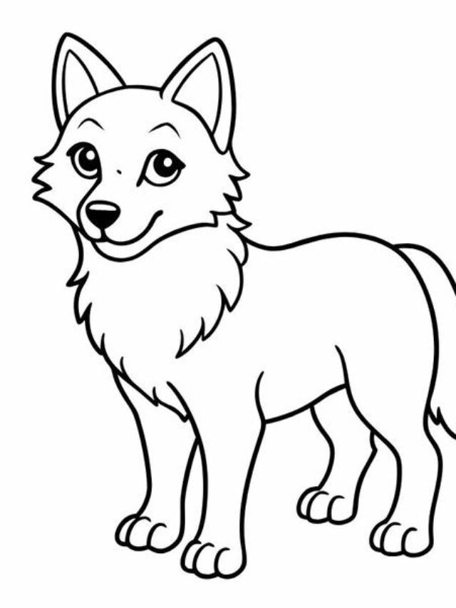 tô màu con cáo 15