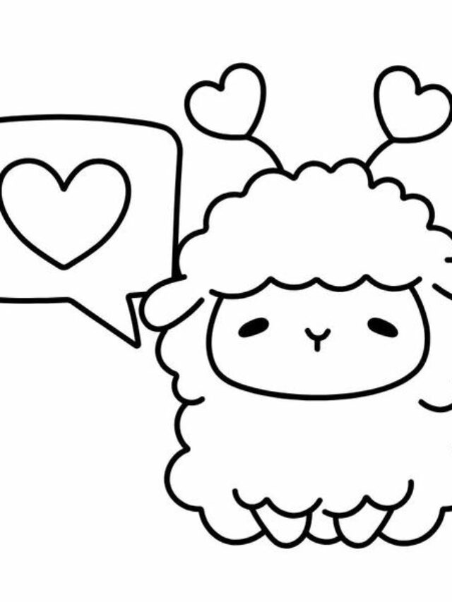 tô màu con cừu 19