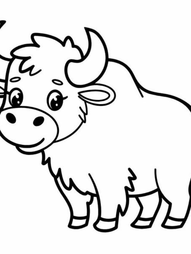 tô màu con trâu 4