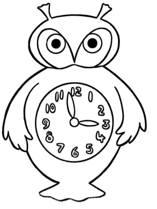 tô màu đồng hồ 25