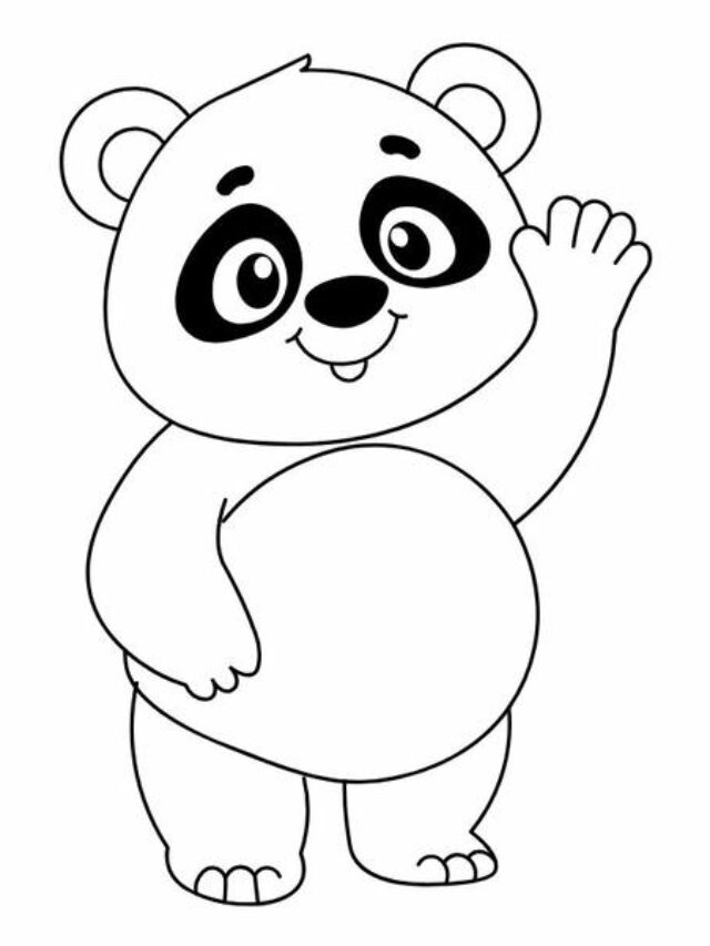 tô màu gấu trúc 14