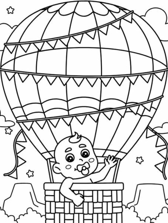 tô màu khinh khí cầu 15