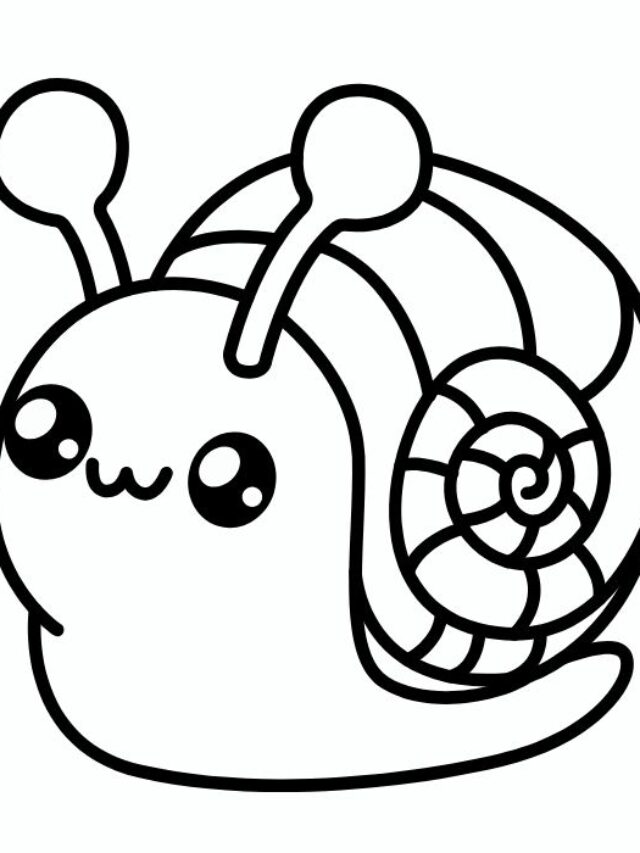 tô màu ốc sên 34