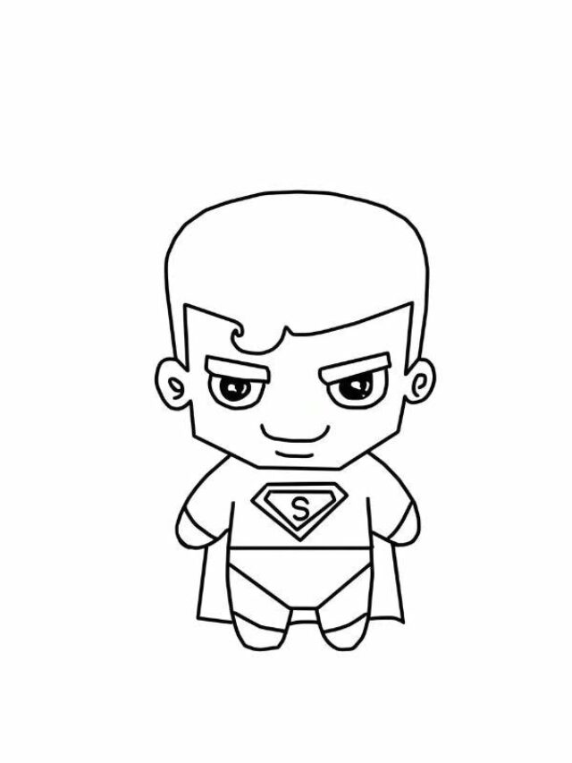 tô màu superman 18