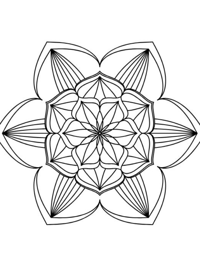 tô màu trang trí hình vuông 11